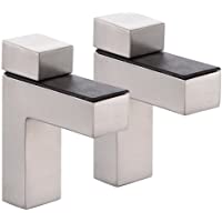 KES Escuadras para Estanterias Escuadra Madera Soporte Estante Cristal Ajustable Metal Sólido Pared Montaje- 2 Piezas…